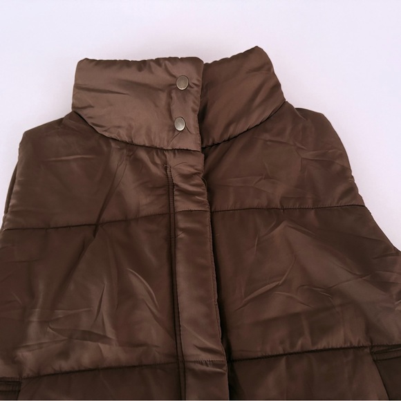 Blu Pepper Soft Brown Puffer Vest - Picture 3 of 10